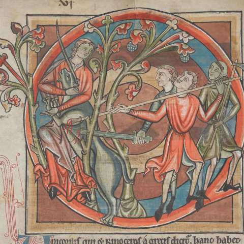 動物寓話集（ジェラルド・オブ・ウェールズのトポグラフィア・ヒベルニカからの追加を含む）の画像[1]サムネイル